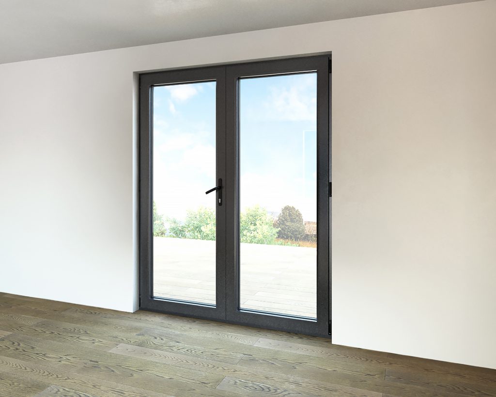 Hinged French door