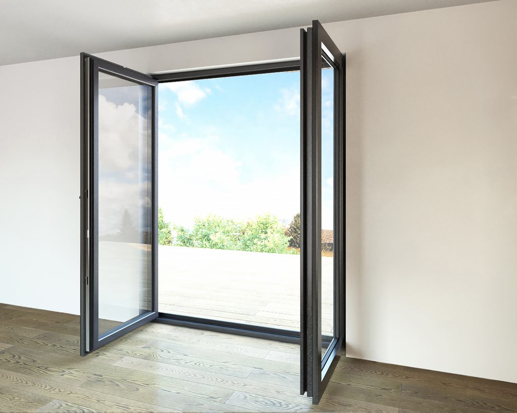 Hinged French door